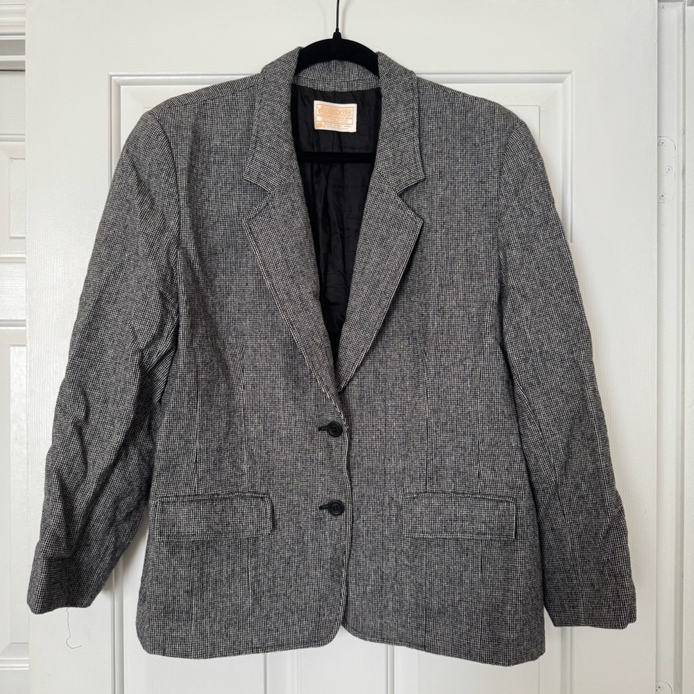 Pendleton Grey/Black Blazer Jacket